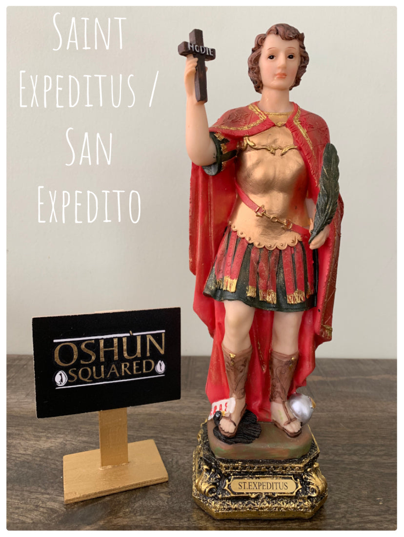 Saint Expeditus Statue | Estatua de San Expedito – Oshun Squared