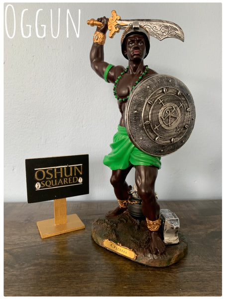 Orisa Oggun Statue | Estatua de Orisa Ogun