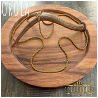 Iléké & Ídè Orunmila | Collar y Pulsera para Orunla