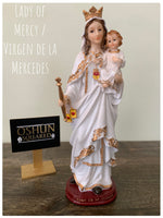 Our Lady of Mercy Statue | Virgen de La Mercedes Estatua