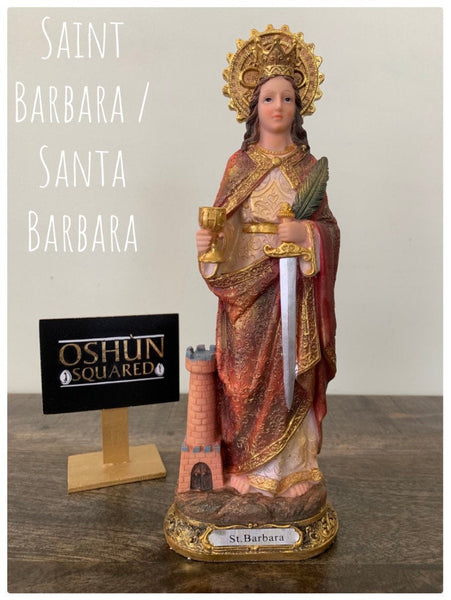 Saint Barbara Statue | Estatua de Santa Barbara