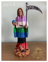 Santa Muerte in Color Statue | Estatua de Santa Muerte en Colores