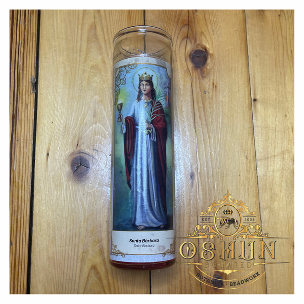 7 Day St. Barbara Candle