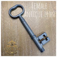 Antique Iron Female Key (2) | Llave de Hierro Antiguo Hembra