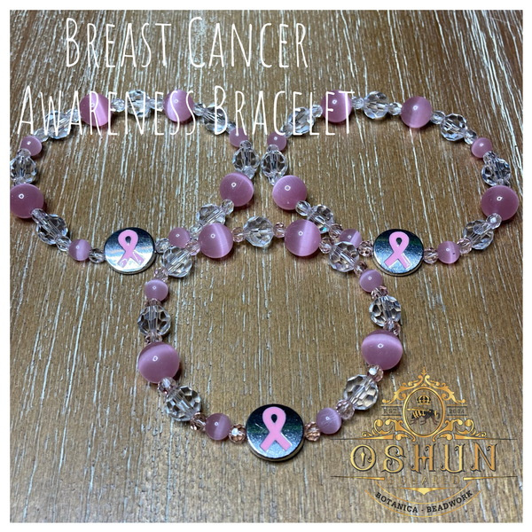 Breast Cancer Awareness Natural Stones Crystal Bracelet with Message Card  Valentine's Day Jewellery Gifts Rose Quartz - Pink - AliExpress