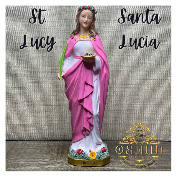 Saint Lucy Statue | Estatua de Santa Lucia