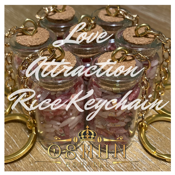 LOVE Attraction Rice Keychain Arroz para atrapar el amor Oshun